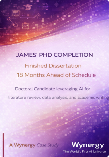 James' PhD Completion